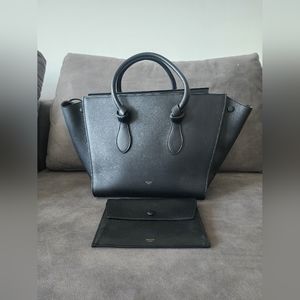 Celine tie knot purse bag tote